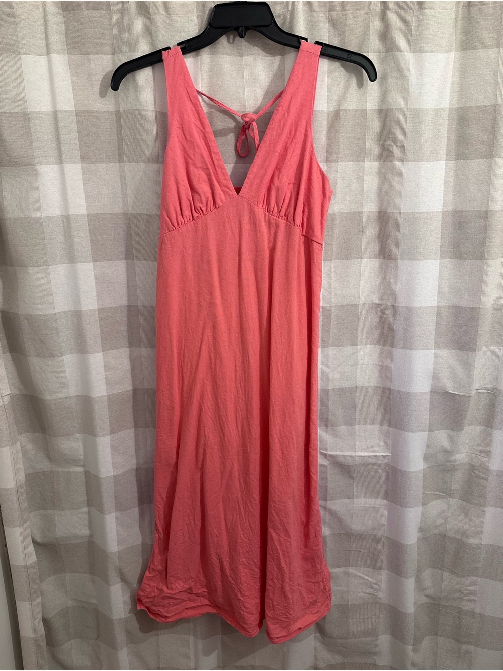 Old Navy Coral Sleeveless V-Neck Dress